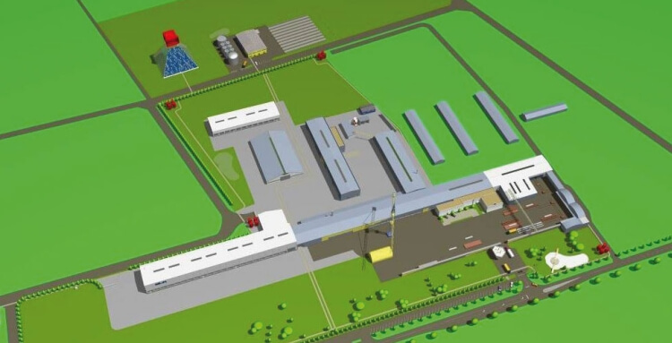 fibag biogáz kutató központ terv