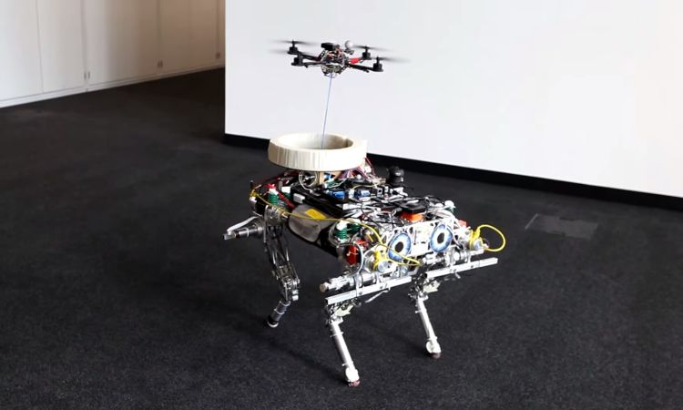 robotkutya drónnal