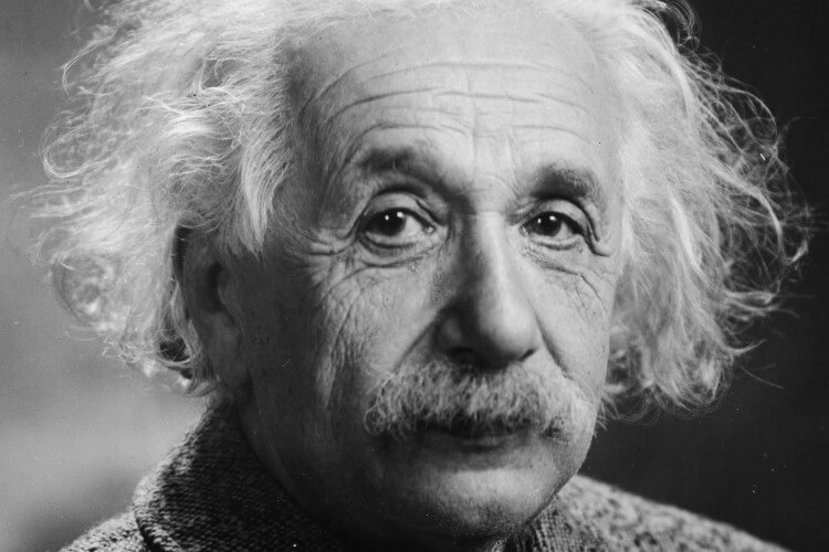 Albert Einstein portré
