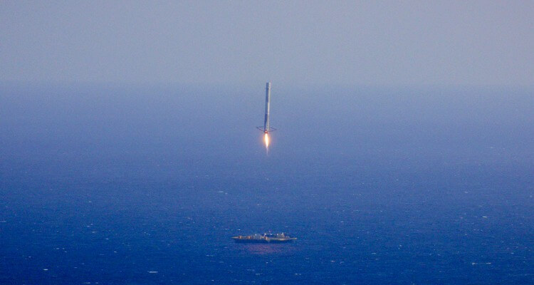 spaxeX falcon9 landolás