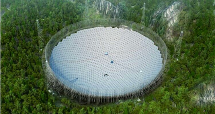 kínai rekord nagyságú rádióteleszkóp