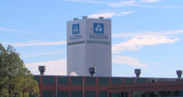 Alcoa üzem torony