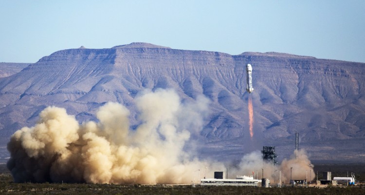 blue origin rakéta start